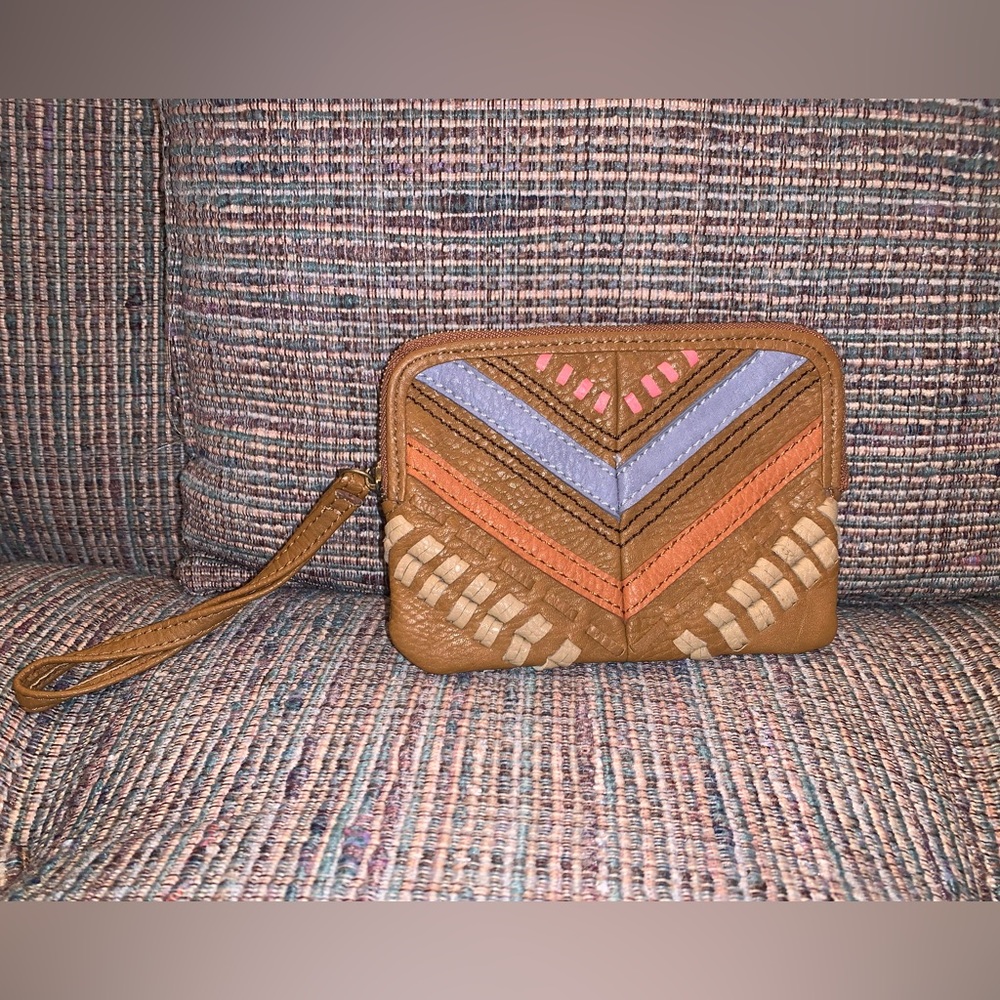 Brown Wristlet Purse